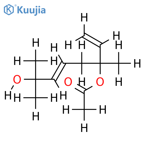 3,7-Octadien-2,6-diol-2,6-dimethyl-6-acetat structure