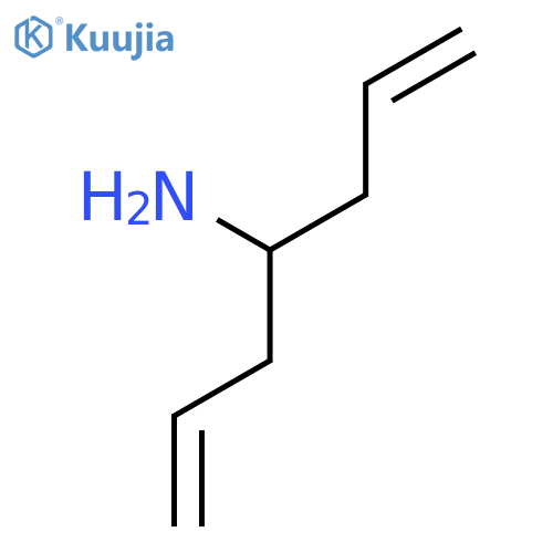 hepta-1,6-dien-4-amine structure