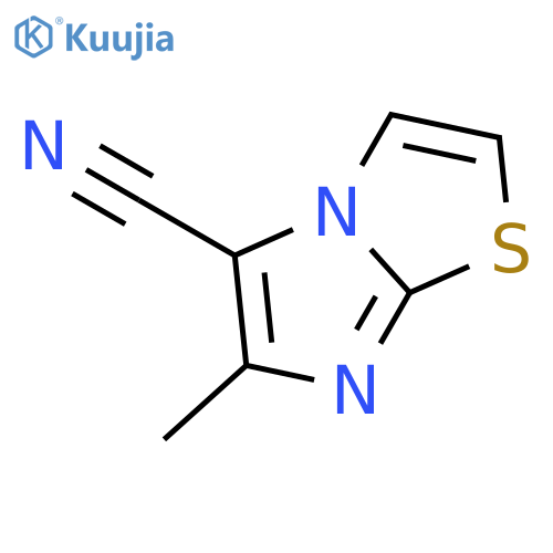 6-methylimidazo2,1-b1,3thiazole-5-carbonitrile structure