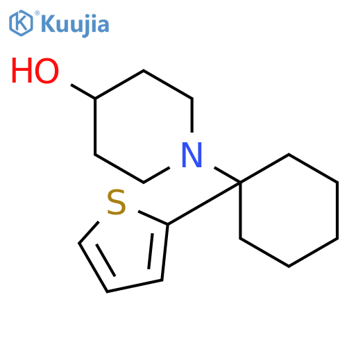 4-PIPERIDINOL, 1-[1-(2-THIENYL)CYCLOHEXYL]- structure