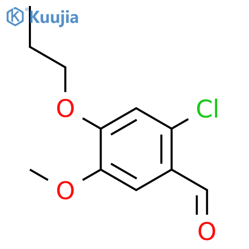 2-Chloro-5-methoxy-4-propoxybenzaldehyde structure