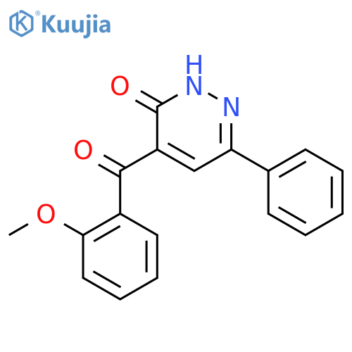 3(2H)-Pyridazinone, 4-(2-methoxybenzoyl)-6-phenyl- structure