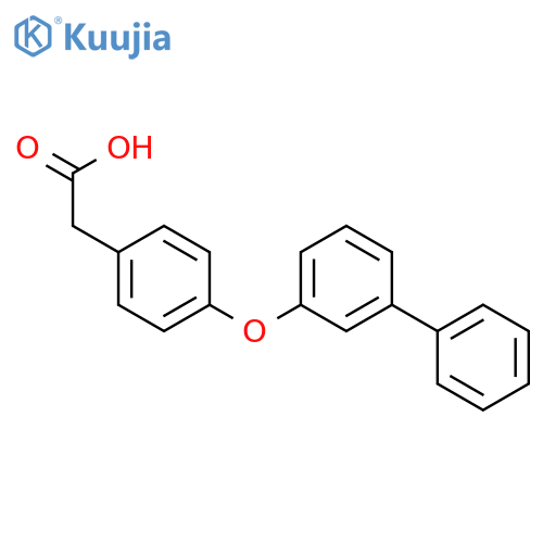 Benzeneacetic acid, 4-([1,1'-biphenyl]-3-yloxy)- structure