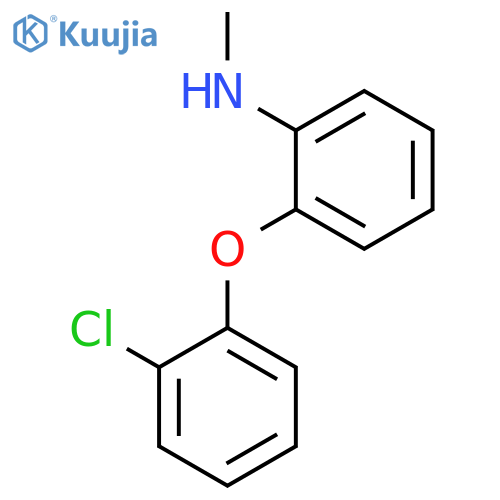 Benzenamine, 2-(2-chlorophenoxy)-N-methyl- structure