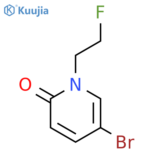 2(1H)-Pyridinone, 5-bromo-1-(2-fluoroethyl)- structure