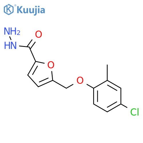 5-(4-chloro-2-methylphenoxy)methylfuran-2-carbohydrazide structure