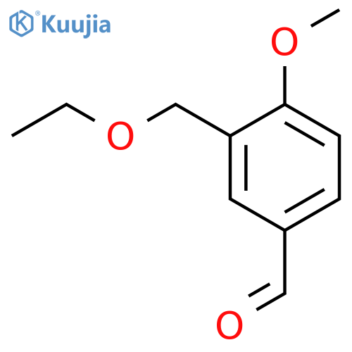 3-(ethoxymethyl)-4-methoxybenzaldehyde structure