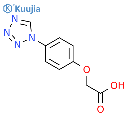 2-4-(1H-1,2,3,4-tetrazol-1-yl)phenoxyacetic acid structure