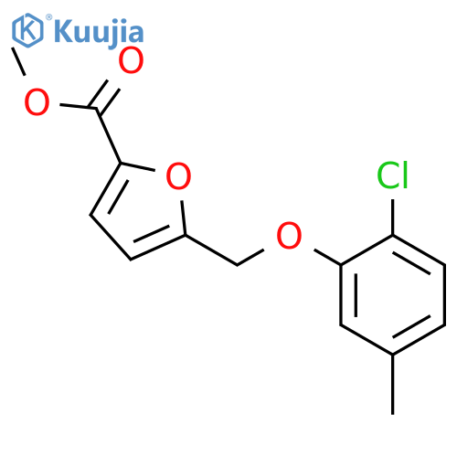 5-(2-Chloro-5-methyl-phenoxymethyl)-furan-2-carboxylic acid methyl ester structure