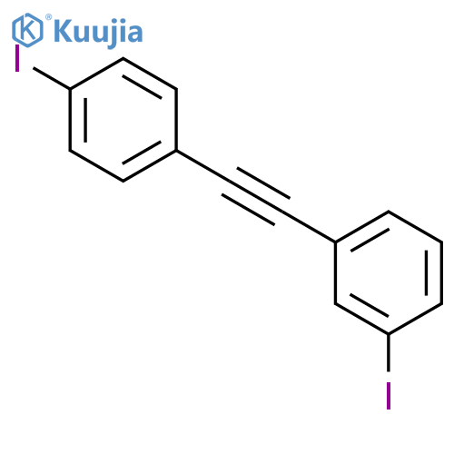 Benzene, 1-iodo-3-[(4-iodophenyl)ethynyl]- structure
