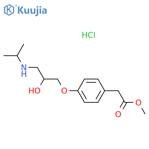 Metoprolol Acid Methyl Ester Hydrochloride structure