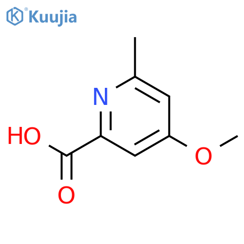 4-methoxy-6-methylpyridine-2-carboxylic acid structure