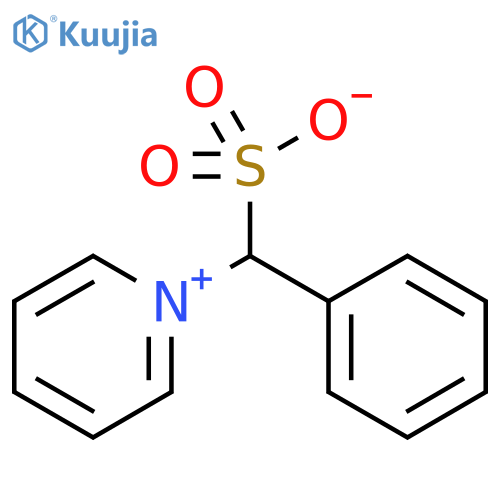 1-[Phenyl(sulfonato)methyl]pyridin-1-ium structure