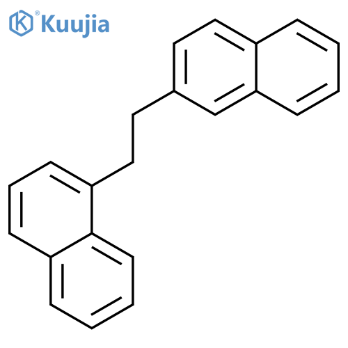 1-(1-naphthyl)-2-(2-naphthyl)ethane structure