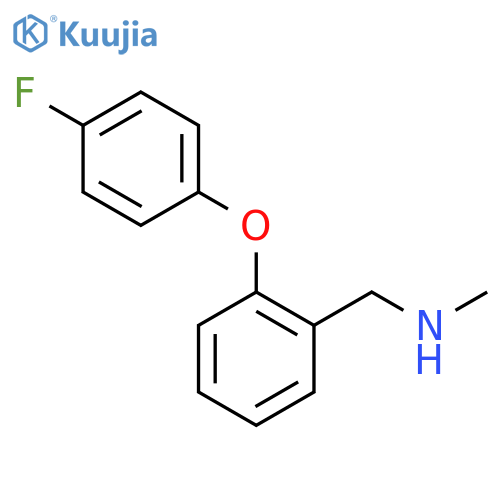1-2-(4-Fluorophenoxy)phenyl-N-methylmethylamine structure