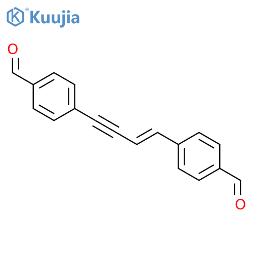 Benzaldehyde, 4,4'-(1E)-1-buten-3-yne-1,4-diylbis- structure
