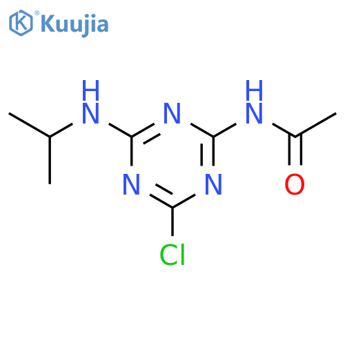 2-Chloro-4-acetamido-6-(isopropylamino)-s-triazine structure
