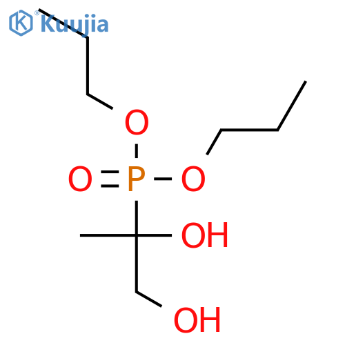 Phosphonic acid, (1,2-dihydroxy-1-methylethyl)-, dipropyl ester structure