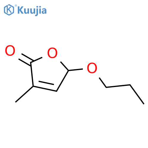 2(5H)-FURANONE, 3-METHYL-5-PROPOXY- structure