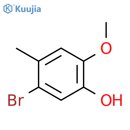 5-bromo-2-methoxy-4-methylPhenol structure