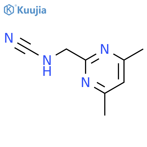 Cyanamide, (4,6-dimethyl-2-pyrimidinyl)methyl- structure