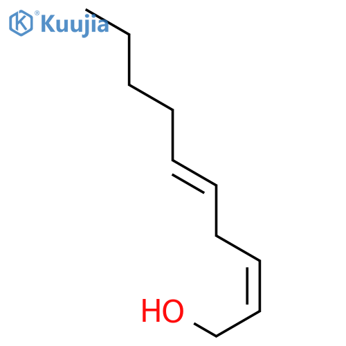 2,5-DECADIEN-1-OL, (Z,E)- structure