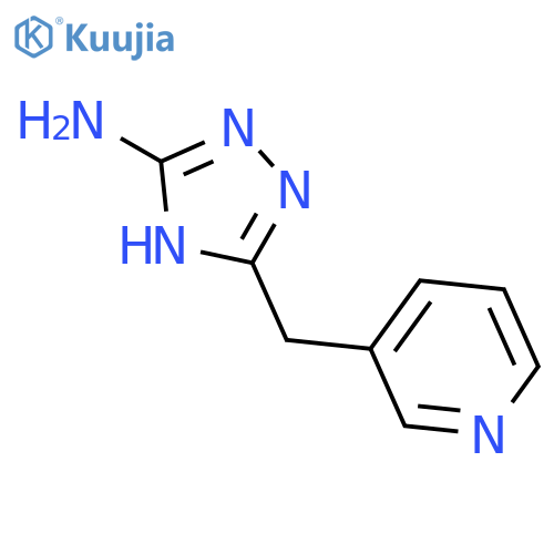 5-(Pyridin-3-ylmethyl)-4H-1,2,4-triazol-3-amine structure