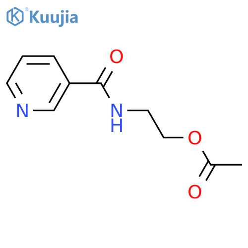 2-Nicotinamidoethyl acetate structure