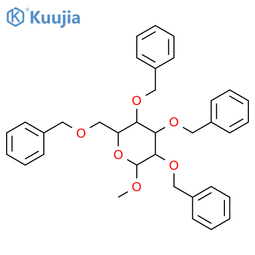 Methyl 2,3,4,6-Tetra-O-benzyl-D-mannopyranoside structure