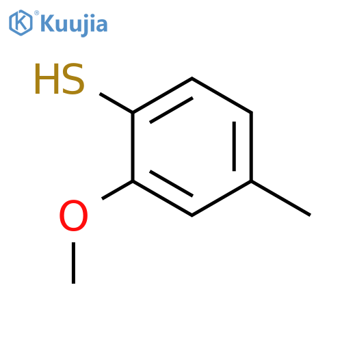 2-Methoxy-4-methylbenzenethiol structure