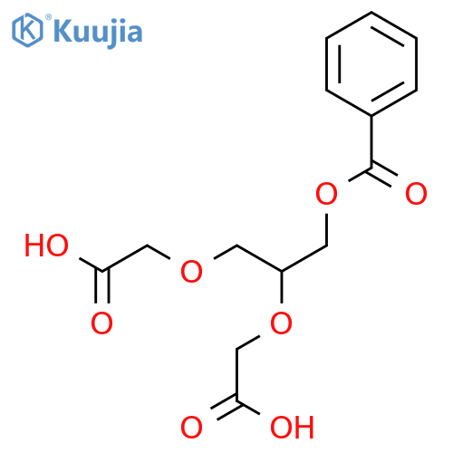 Acetic acid, [2-(benzoyloxy)-1-[(carboxymethoxy)methyl]ethoxy]- structure