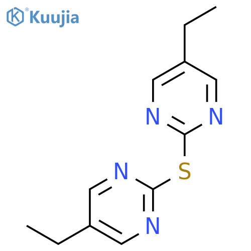 Pyrimidine, 2,2'-thiobis[5-ethyl- structure