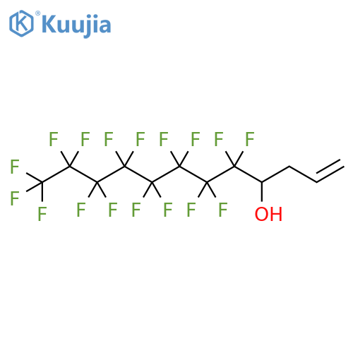 1-Dodecen-4-ol, 5,5,6,6,7,7,8,8,9,9,10,10,11,11,12,12,12-heptadecafluoro- structure
