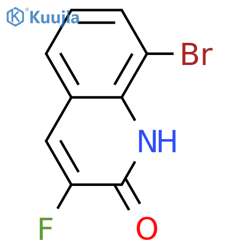 2(1H)-Quinolinone, 8-bromo-3-fluoro- structure