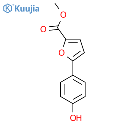 Methyl 5-(4-hydroxyphenyl)-2-furoate structure
