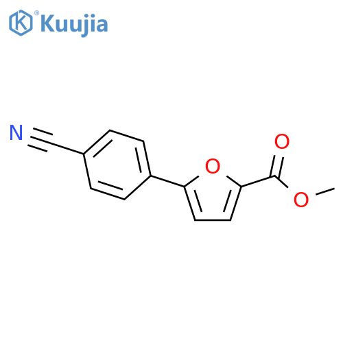 Methyl 5-(4-cyanophenyl)furan-2-carboxylate structure