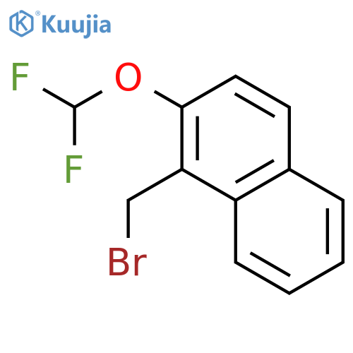 1-(Bromomethyl)-2-(difluoromethoxy)naphthalene structure