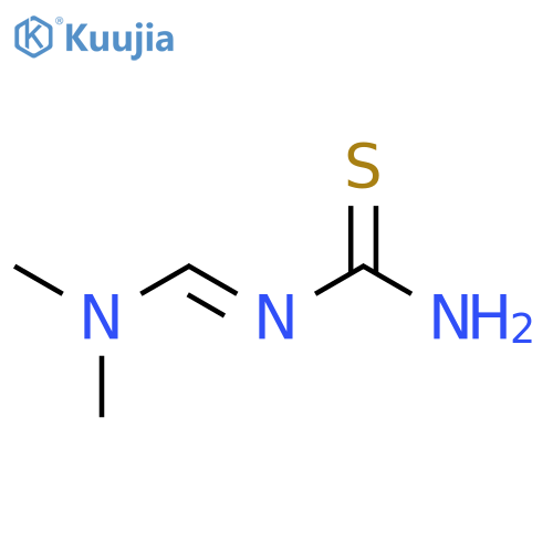 N-(E)-(dimethylamino)methylidenethiourea structure