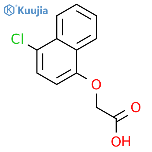 2-(4-Chloronaphthalen-1-yl)oxyacetic acid structure