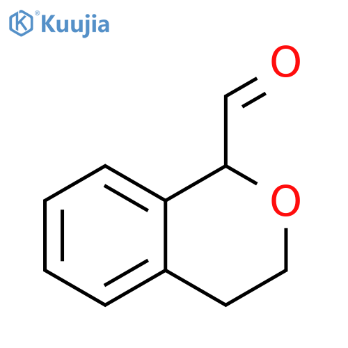 1H-2-Benzopyran-1-carboxaldehyde, 3,4-dihydro- structure