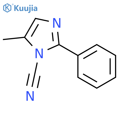 1H-Imidazole-1-carbonitrile, 5-methyl-2-phenyl- structure