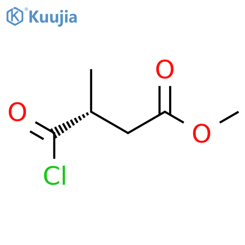 BUTANOIC ACID, 4-CHLORO-3-METHYL-4-OXO-, METHYL ESTER, (3R)- structure