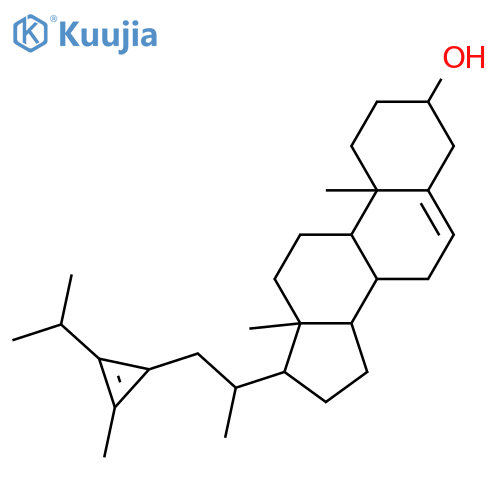 Pregn-5-en-3-ol,20-methyl-21-[(1R)-2-methyl-3-(1-methylethyl)-2-cyclopropen-1-yl]-, (3b,20R)- (9CI) structure