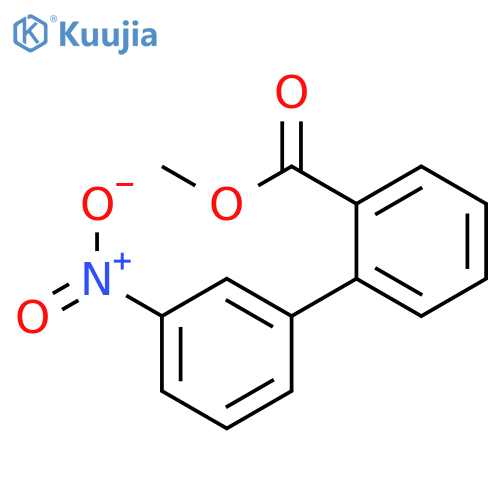 Methyl 3'-Nitro-1,1'-biphenyl-2-carboxylate structure