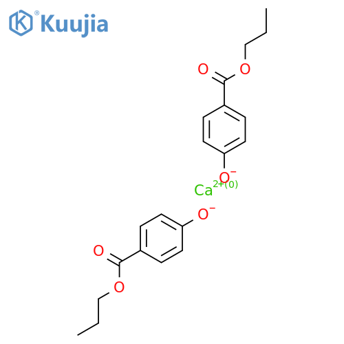 Propyl paraben calcium salt structure