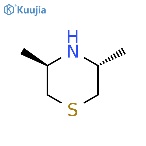 THIOMORPHOLINE, 3,5-DIMETHYL-, TRANS- structure