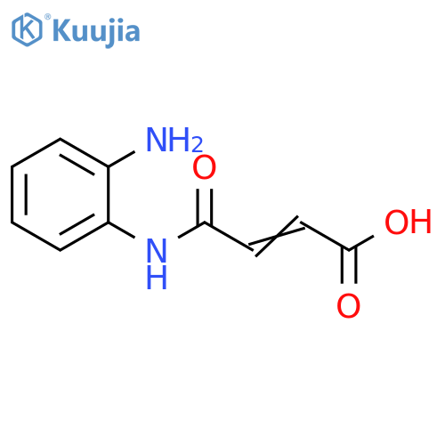 2-Butenoic acid, 4-[(2-aminophenyl)amino]-4-oxo- structure