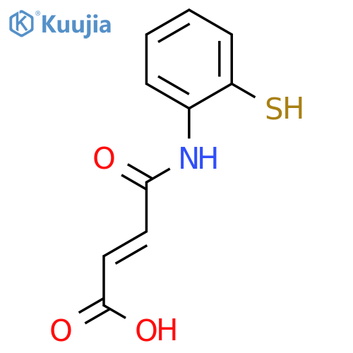 2-BUTENOIC ACID, 4-[(2-MERCAPTOPHENYL)AMINO]-4-OXO- structure
