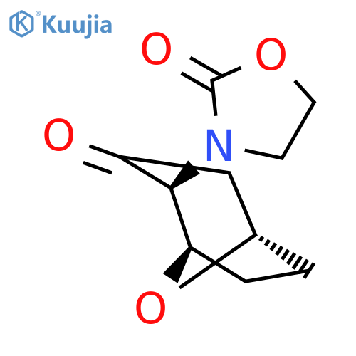 2-Oxazolidinone, 3-[(1R,2S,5S)-3-oxo-8-oxabicyclo[3.2.1]oct-2-yl]- structure