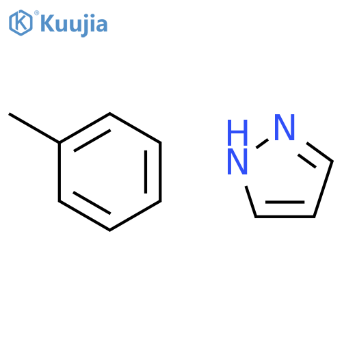 1H-Pyrazole, compd. with methylbenzene (1:1) structure
